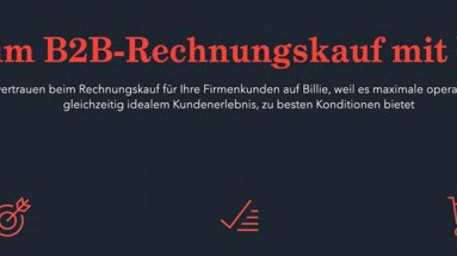 BILLIE – digitales Full-Service-Factoring